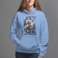 Mother's Day Hoodie My Mom Is My Best Friend Cool Mommy Motorcycle - Wonder Print Shop