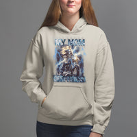 Mother's Day Hoodie My Mom Is My Best Friend Cool Mommy Motorcycle - Wonder Print Shop