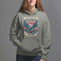 Mother's Day Hoodie Biker Mom Cool Mommy Motorcycle - Wonder Print Shop