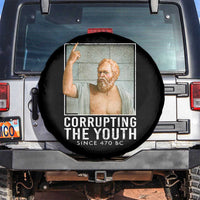 Funny Greek Philosophy Socrates Spare Tire Cover Corrupting The Youth Philosopher