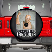 Funny Greek Philosophy Socrates Spare Tire Cover Corrupting The Youth Philosopher