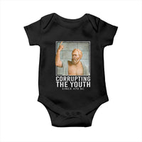 Funny Greek Philosophy Socrates Baby Onesie Corrupting The Youth Philosopher