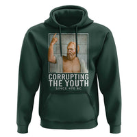 Funny Greek Philosophy Socrates Hoodie Corrupting The Youth Philosopher