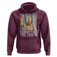 Funny Greek Philosophy Socrates Hoodie Corrupting The Youth Philosopher
