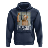 Funny Greek Philosophy Socrates Hoodie Corrupting The Youth Philosopher