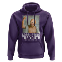 Funny Greek Philosophy Socrates Hoodie Corrupting The Youth Philosopher