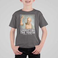 Funny Greek Philosophy Socrates T Shirt For Kid Corrupting The Youth Philosopher