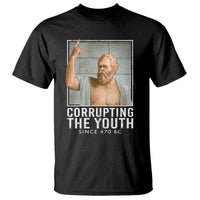 Funny Greek Philosophy Socrates T Shirt Corrupting The Youth Philosopher