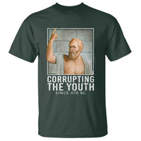 Funny Greek Philosophy Socrates T Shirt Corrupting The Youth Philosopher