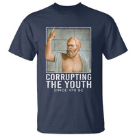 Funny Greek Philosophy Socrates T Shirt Corrupting The Youth Philosopher