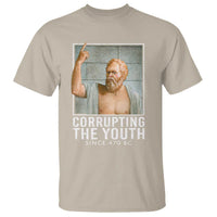 Funny Greek Philosophy Socrates T Shirt Corrupting The Youth Philosopher