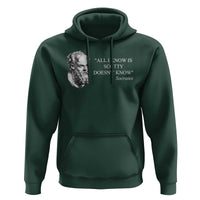 Funny Greek Philosophy Socrates Hoodie All I Know Is Scotty Doesn’t Know
