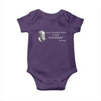 Greek Philosophy Socrates Baby Onesie All I Know Is That I Know Nothing