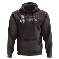 Greek Philosophy Socrates Hoodie All I Know Is That I Know Nothing