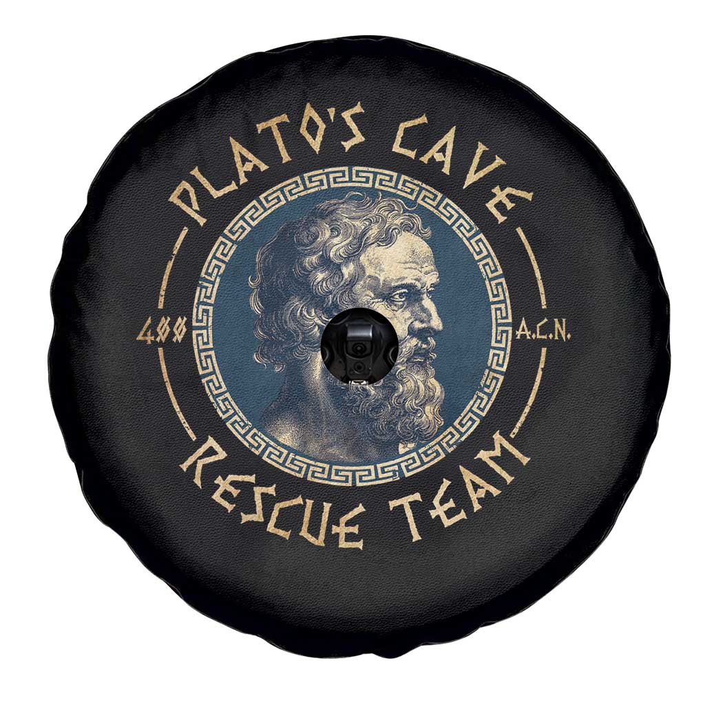 Greek Philosophy Plato Spare Tire Cover Platos Cave Rescue Team
