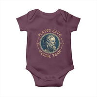 Greek Philosophy Plato Baby Onesie Platos Cave Rescue Team