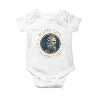 Greek Philosophy Plato Baby Onesie Platos Cave Rescue Team