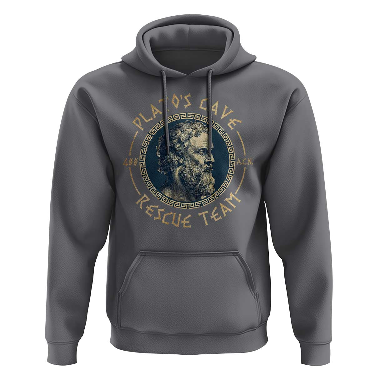 Greek Philosophy Plato Hoodie Platos Cave Rescue Team