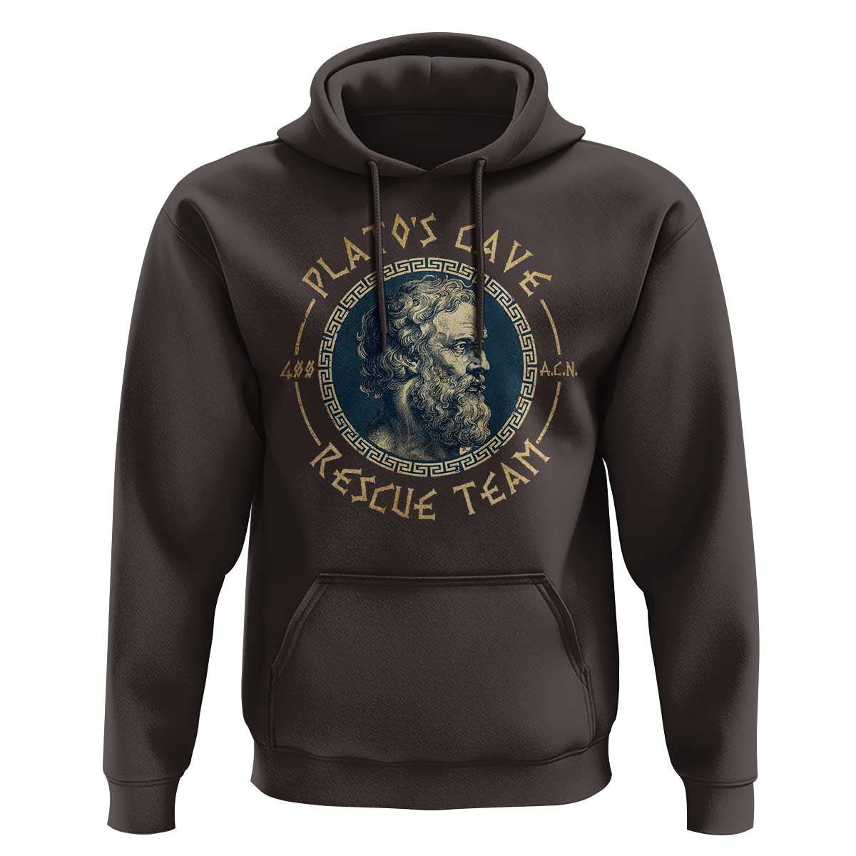Greek Philosophy Plato Hoodie Platos Cave Rescue Team