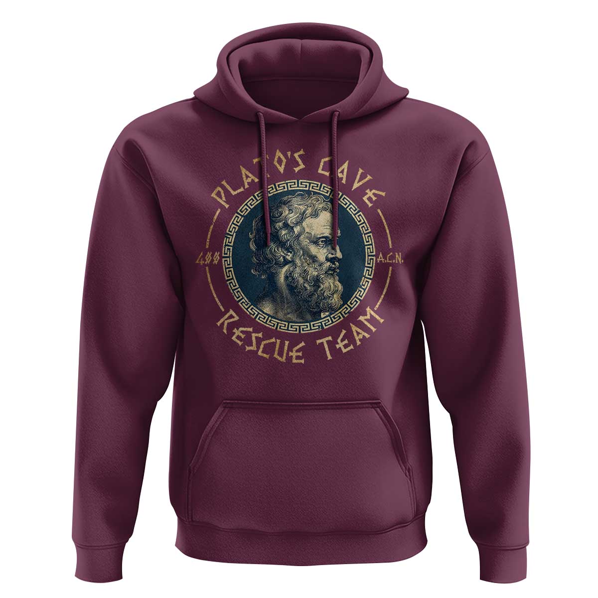 Greek Philosophy Plato Hoodie Platos Cave Rescue Team