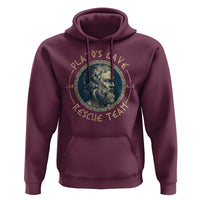 Greek Philosophy Plato Hoodie Platos Cave Rescue Team