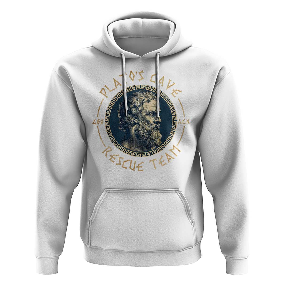 Greek Philosophy Plato Hoodie Platos Cave Rescue Team