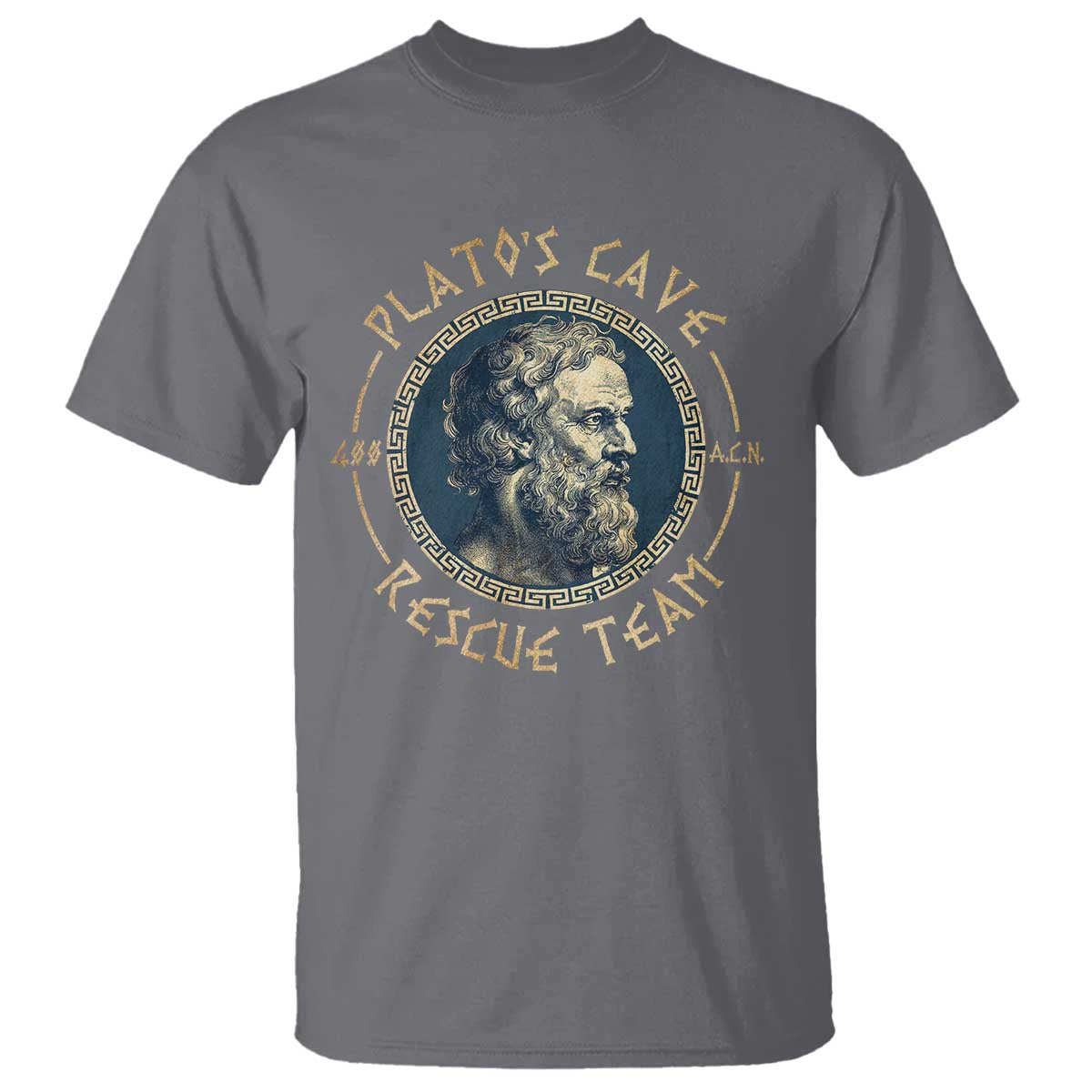 Greek Philosophy Plato T Shirt Platos Cave Rescue Team