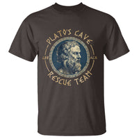 Greek Philosophy Plato T Shirt Platos Cave Rescue Team