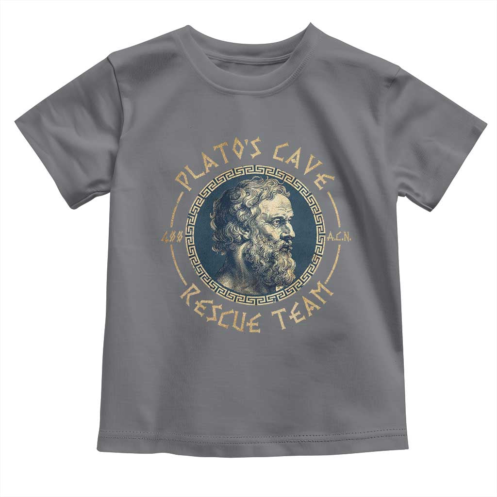Greek Philosophy Plato Toddler T Shirt Platos Cave Rescue Team
