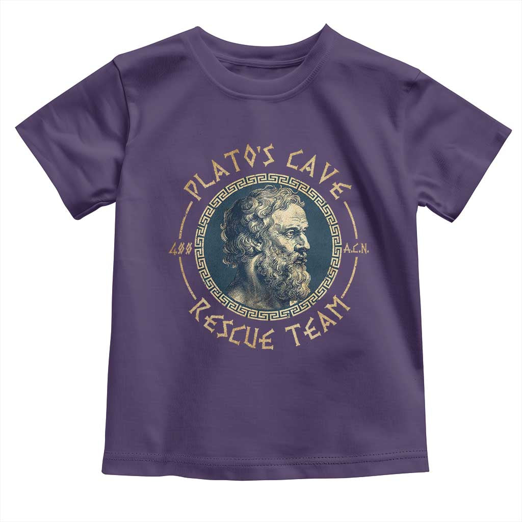 Greek Philosophy Plato Toddler T Shirt Platos Cave Rescue Team