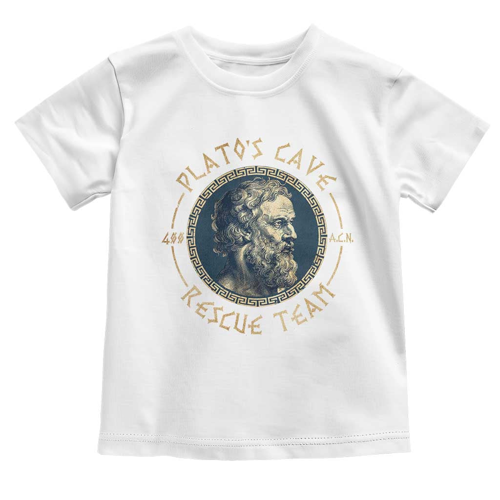 Greek Philosophy Plato Toddler T Shirt Platos Cave Rescue Team