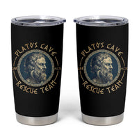 Greek Philosophy Plato Tumbler Cup Platos Cave Rescue Team