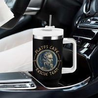 Greek Philosophy Plato Tumbler With Handle Platos Cave Rescue Team