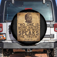 Greek Philosophy Plato Spare Tire Cover No One Is More Hated Than He Who Speaks The Truth