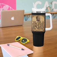 Greek Philosophy Plato Tumbler With Handle No One Is More Hated Than He Who Speaks The Truth