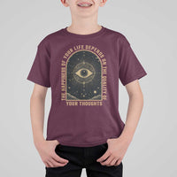 Marcus Aurelius Stoic Philosophy T Shirt For Kid The Happiness Of Your Life Depends On The Quality Of Your Thoughts