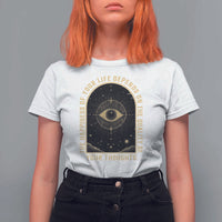Marcus Aurelius Stoic Philosophy T Shirt For Women The Happiness Of Your Life Depends On The Quality Of Your Thoughts
