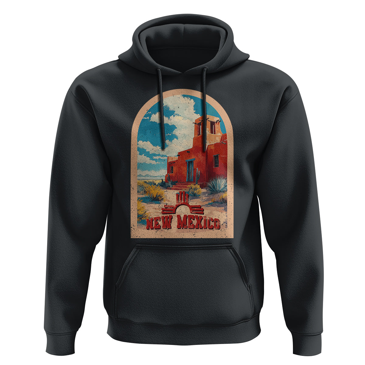 USA Outdoor Vintage New Mexico Hoodie - Wonder Print Shop