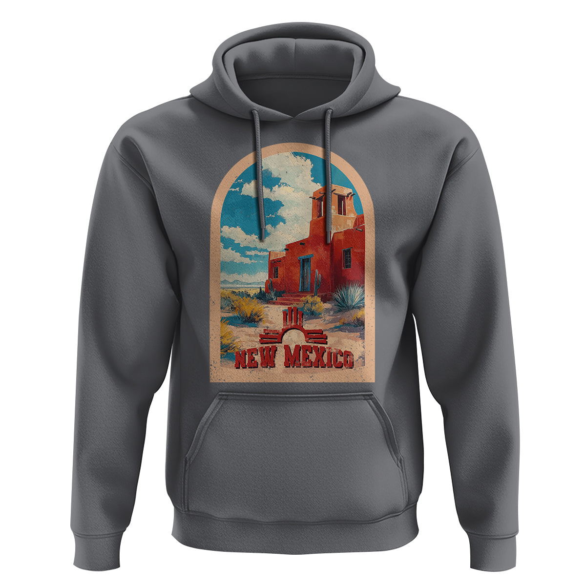 USA Outdoor Vintage New Mexico Hoodie - Wonder Print Shop