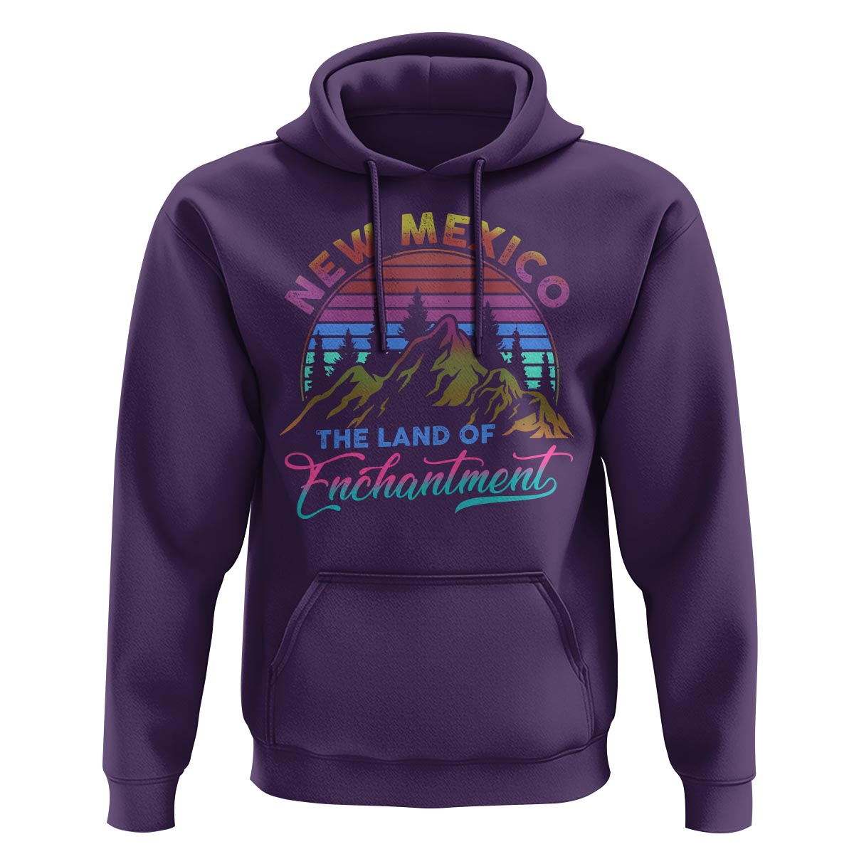 New Mexico Hoodie The Land Of Enchantment USA Outdoor - Wonder Print Shop