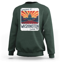 Someone In Washington Loves Me Sweatshirt U.S. Capitol Building DC - Wonder Print Shop