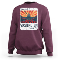 Someone In Washington Loves Me Sweatshirt U.S. Capitol Building DC - Wonder Print Shop