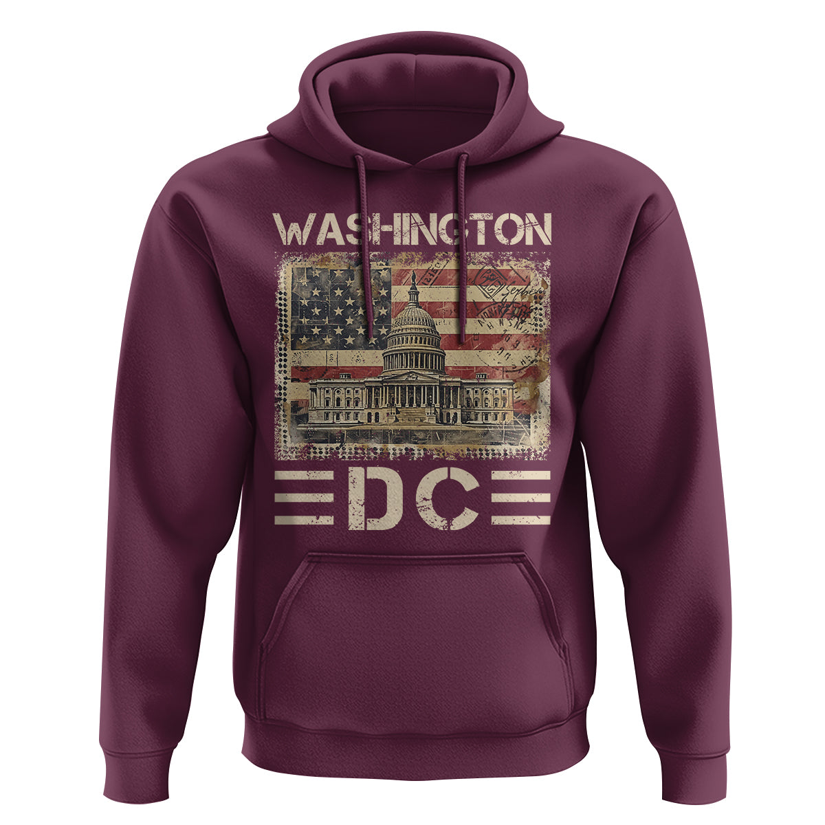 Washington DC Lover U.S. Capitol Building Hoodie - Wonder Print Shop