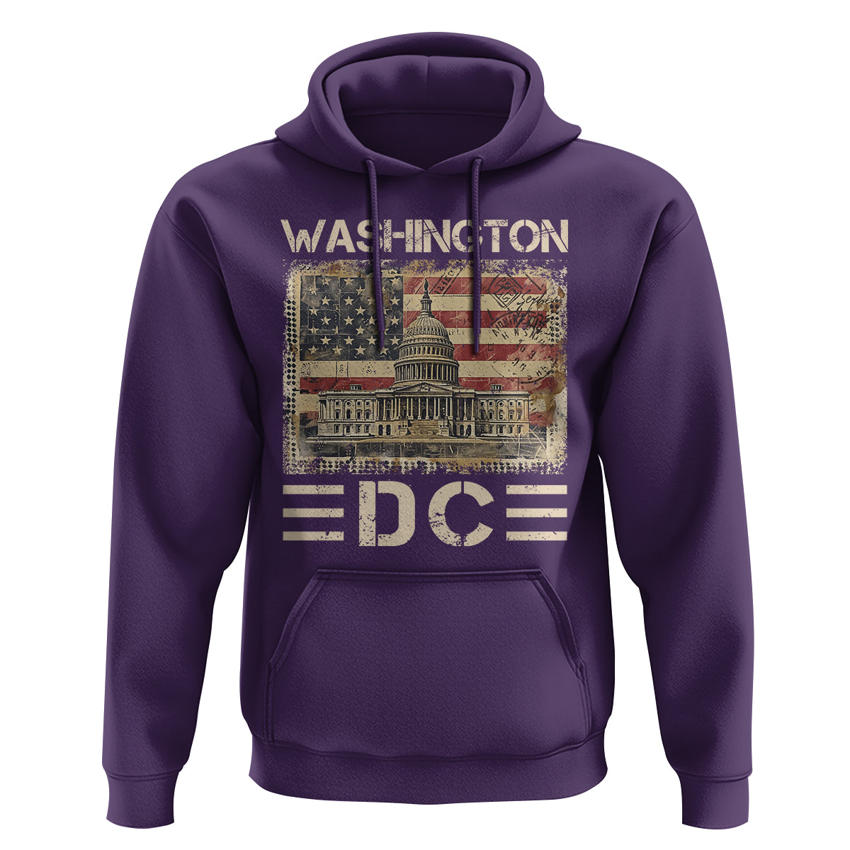 Washington DC Lover U.S. Capitol Building Hoodie - Wonder Print Shop