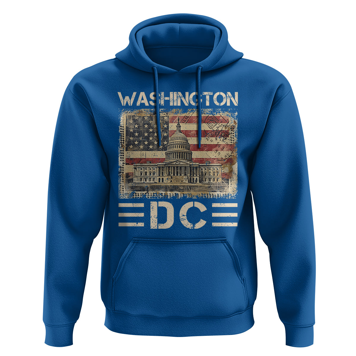 Washington DC Lover U.S. Capitol Building Hoodie - Wonder Print Shop