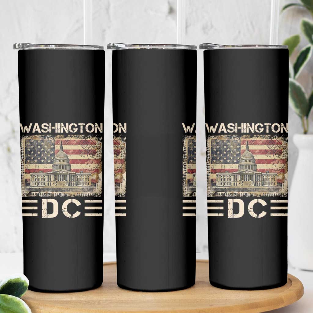 Washington DC Lover U.S. Capitol Building Skinny Tumbler