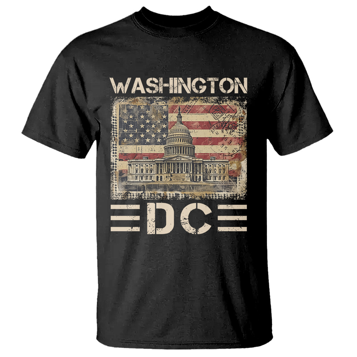 Washington DC Lover U.S. Capitol Building T Shirt - Wonder Print Shop