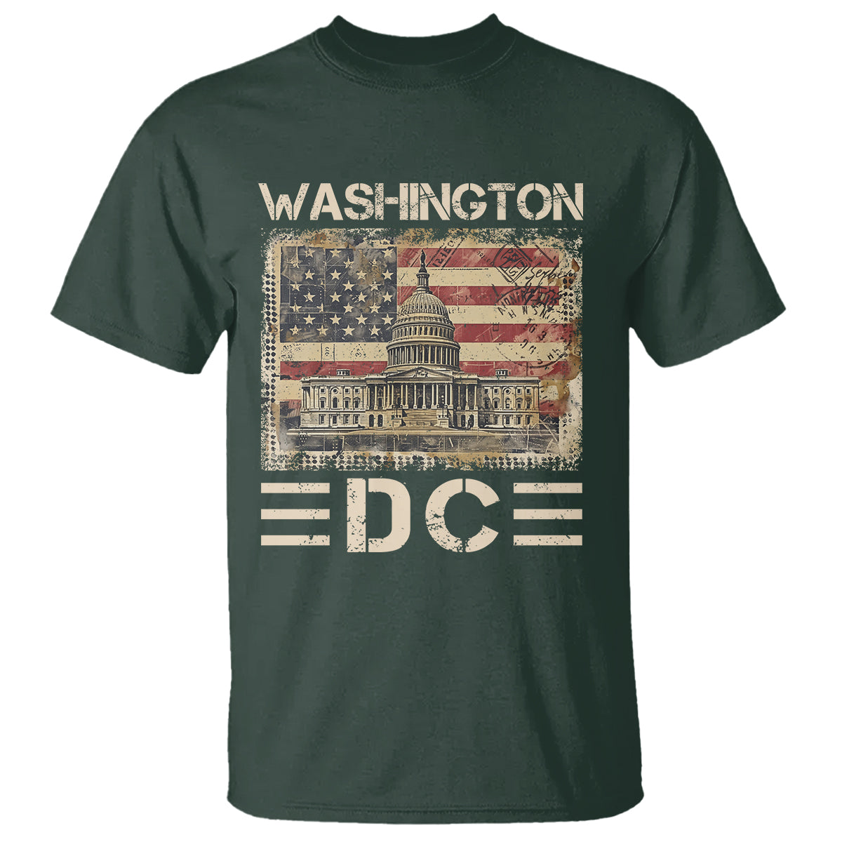 Washington DC Lover U.S. Capitol Building T Shirt - Wonder Print Shop