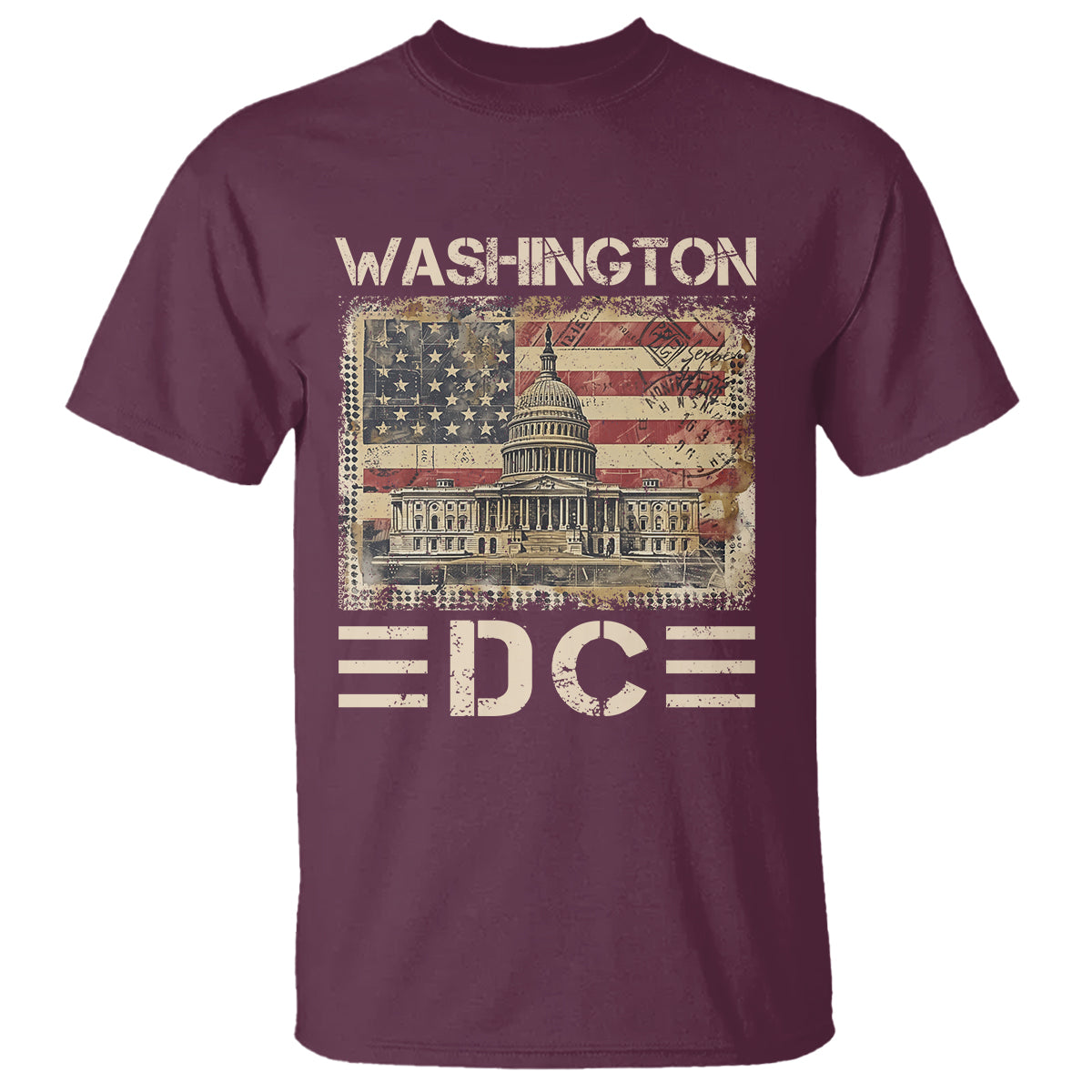 Washington DC Lover U.S. Capitol Building T Shirt - Wonder Print Shop