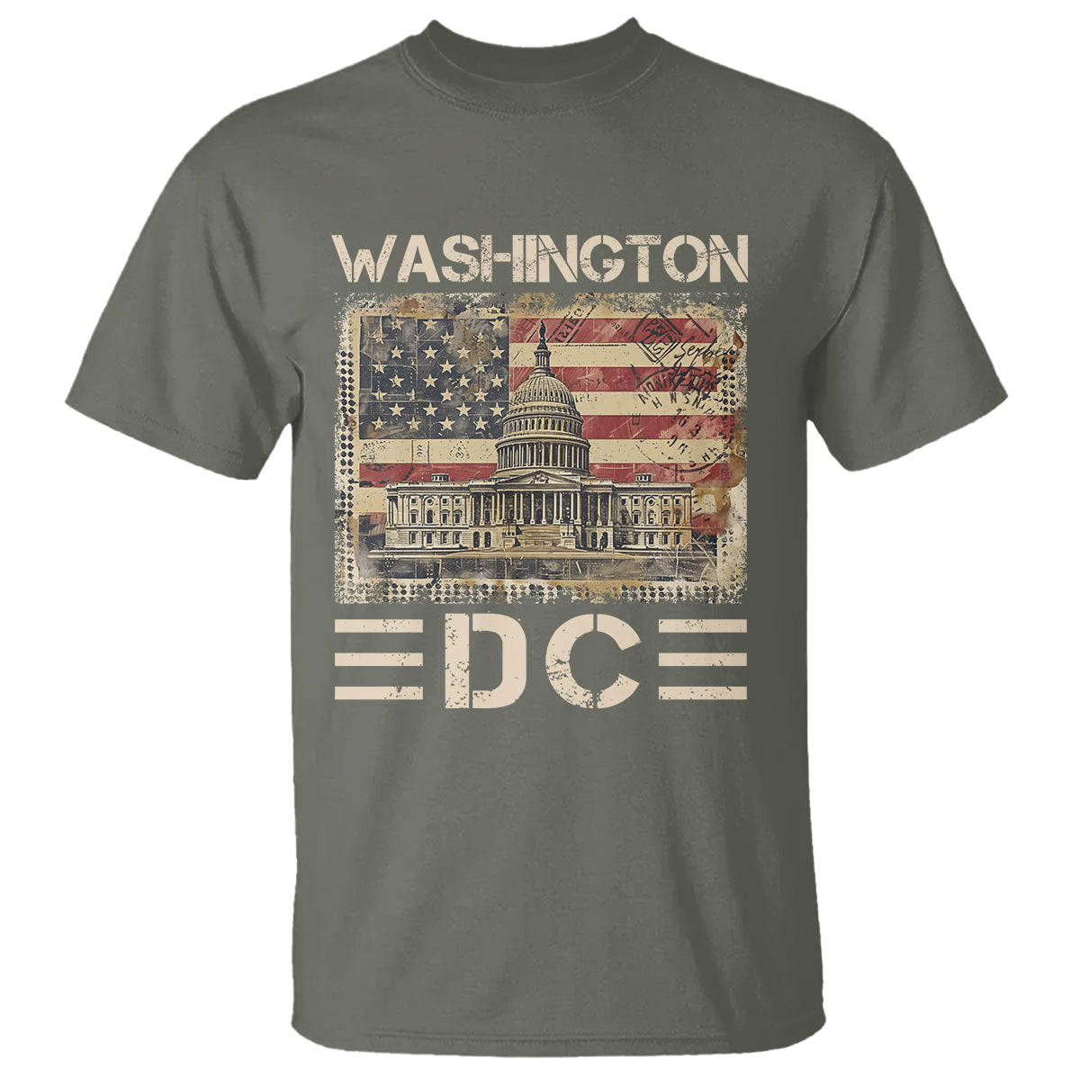 Washington DC Lover U.S. Capitol Building T Shirt - Wonder Print Shop